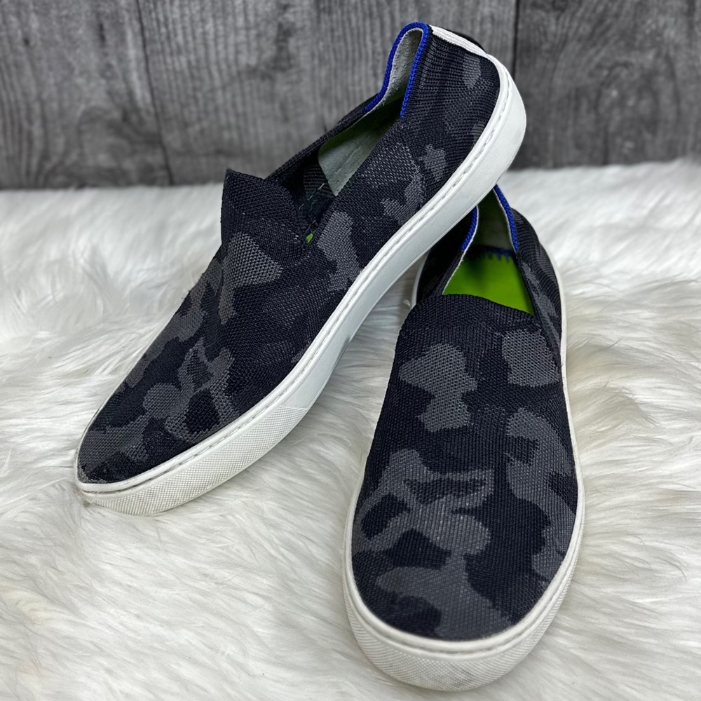 Rothy’s The Original Grey Camo Sneakers [S0130]